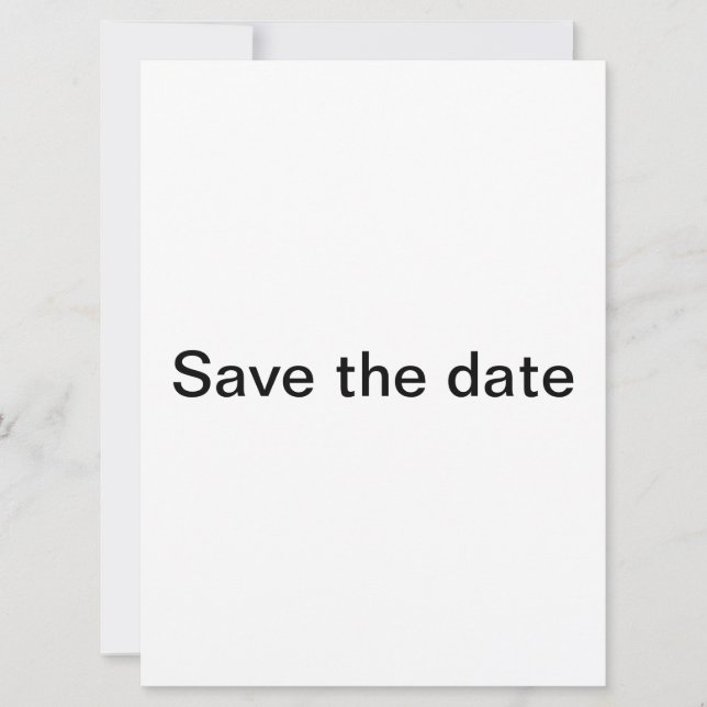 Modern save the date (Front)