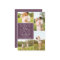 Modern Save The Date 4-Photo Purple Collage