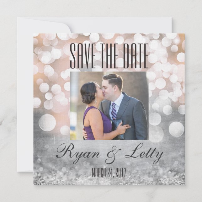 Modern Save the Date Photo Cards (Front)