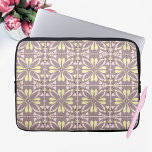 Modern Scandinavian Butter Yellow Pink Grey Design Laptop Sleeve<br><div class="desc">Modern Scandinavian Butter Yellow Pink Grey Design laptop sleeve.</div>