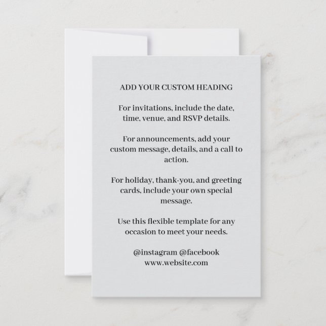 Modern Scannable QR Event Invitation Design (Front)