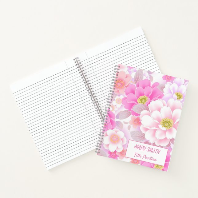 Modern School Floral Notebook (Inside)