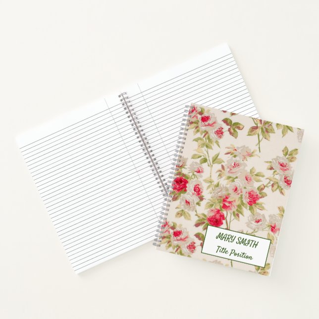 Modern School Floral Notebook (Inside)