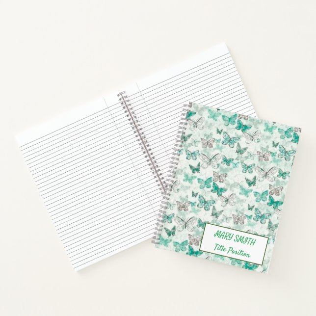 Modern School Floral Notebook (Inside)
