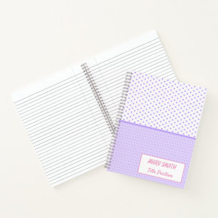 Modern School Floral Notebook