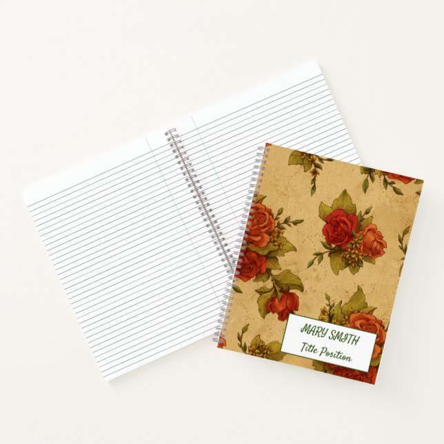 Modern School Floral Notebook (Inside)
