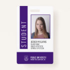 Modern School University Student ID Badge
