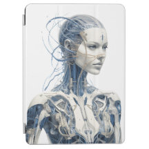 Modern Sci-fi cyborg girl