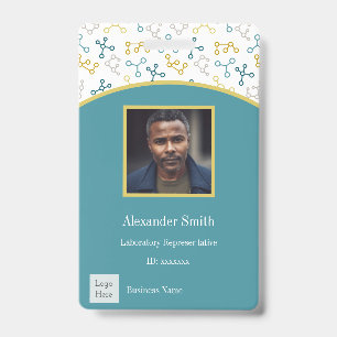 Modern Science Company Employee Photo ID Badge