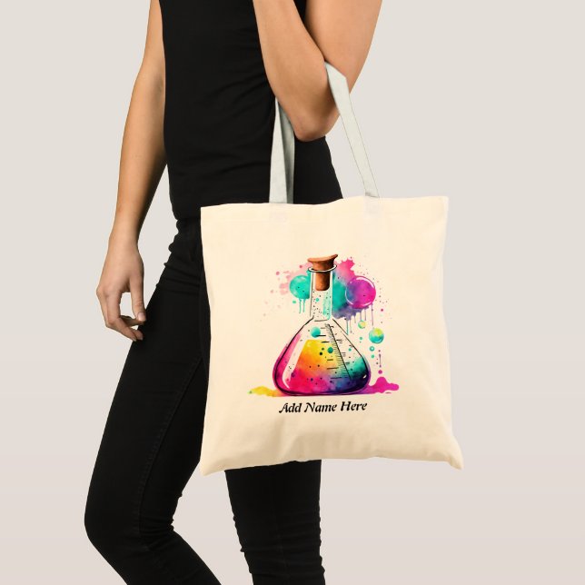 Modern  Science Lab Themed  Tote Bag (Front (Product))