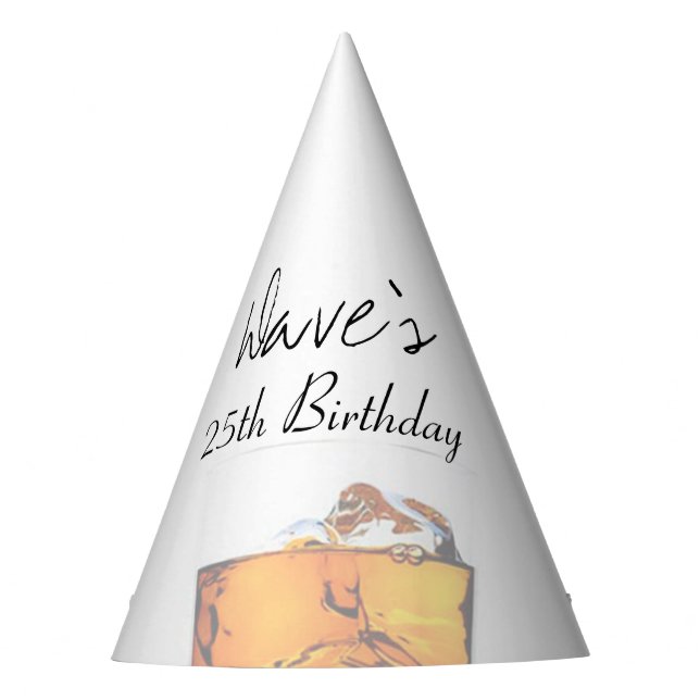 Modern Scotch Glas Party Hat (Front)