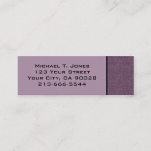 modern scratch mini business card