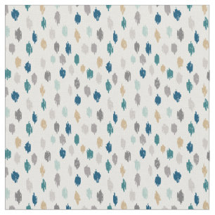 Modern Scribbles Patterned Fabric (Blue Grey)