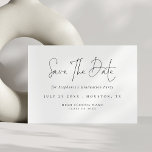 Modern Script 2025 Graduation Save The Date<br><div class="desc">Modern Script 2025 Graduation Save The Date. Available digitally and printed. A stylish set typography for the main heading Save the Date  complementing the rest of the text which you can easily personalise.</div>
