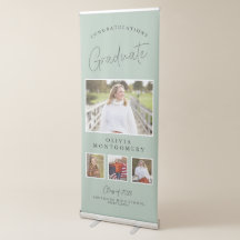 Modern Script 4 Photo Congratulations Graduate