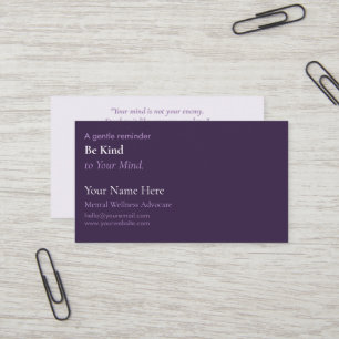 Modern Script Aesthetic Business Card