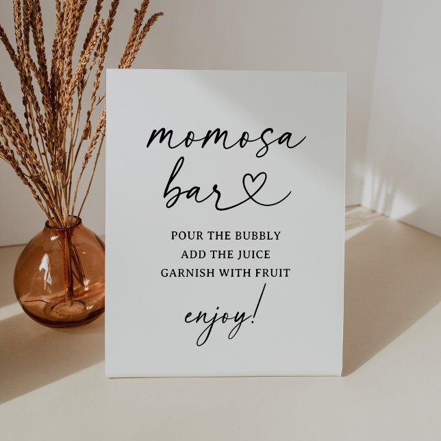 Modern Script Baby Shower Momosa Bar Sign (Creator Uploaded)