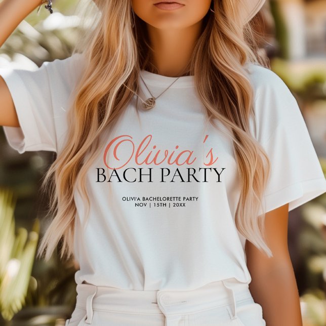 Modern Script Bachelorette Party Tri-Blend Shirt (Creator Uploaded)