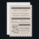 Modern Script Beige & Grey Wedding Invitation<br><div class="desc">Modern Script Beige & Grey Wedding Invitation: Use these modern and elegant wedding invitations to invite your friends and family to the wedding of your dreams. Use the prompt to customise the product. If you wish to change the graphic,  please contact me through my store.  AntiqueChandelier© http://www.antiquechandelier.ca</div>