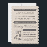 Modern Script Beige & Grey Wedding Invitation<br><div class="desc">Modern Script Beige & Grey Wedding Invitation: Use these modern and elegant wedding invitations to invite your friends and family to the wedding of your dreams. Use the prompt to customise the product. If you wish to change the graphic,  please contact me through my store.  AntiqueChandelier© http://www.antiquechandelier.ca</div>