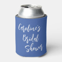 Modern Script Bridal Shower Custom Royal Blue