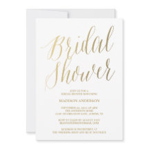 Modern Script | Bridal Shower Invitation