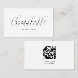 Modern Script Business Card Template