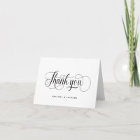 Modern Script Calligraphy Custom Names Wedding