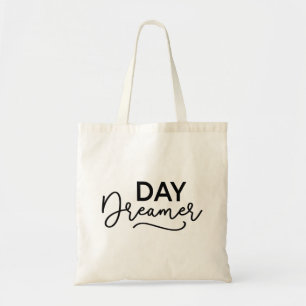Modern Script Day Dreamer Tote Bag