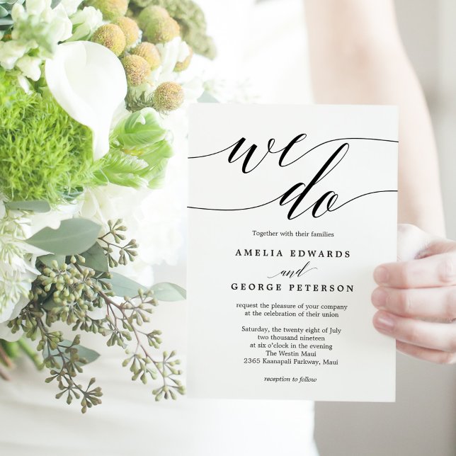 Modern Script EDITABLE COLOR Wedding Invite MSC (Creator Uploaded)