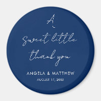 Modern Script Elegant Wedding Thank You