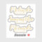 Modern Script Gold Personalised Bridesmaid's Name