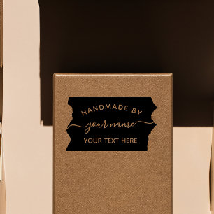 Modern script Handmade by business stamp