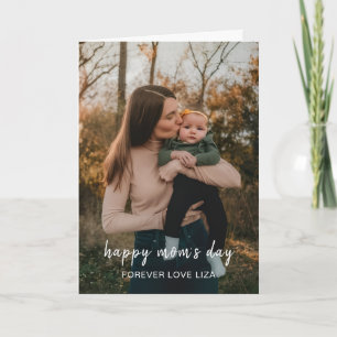 Modern Script HandwrittenPersonalized Mother’s day Card