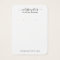 Modern Script Jewellery Earring Display Card