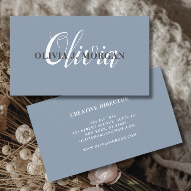 Modern script logo minimal professional name business card (Creator Uploaded)