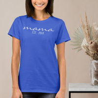 Modern Script Mama Established Date New Mum To Be
