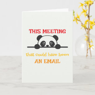 Modern Script Minimal Greeting Card