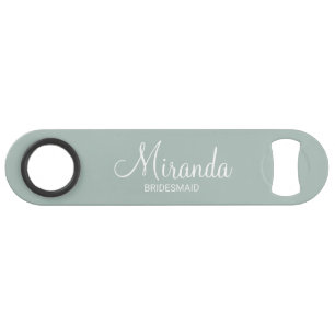 Modern Script Personalised Bridesmaid