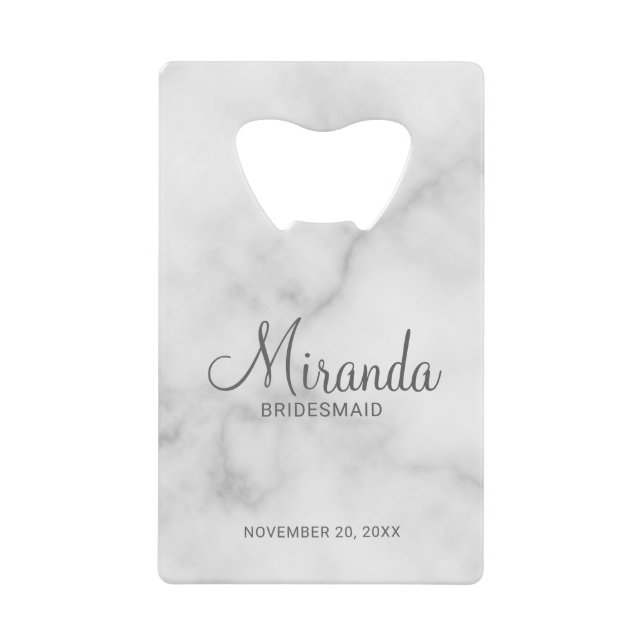 Modern Script Personalised Bridesmaid (Front)