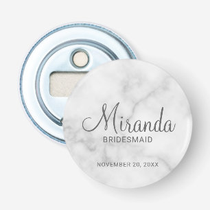 Modern Script Personalised Bridesmaid Bottle Opener