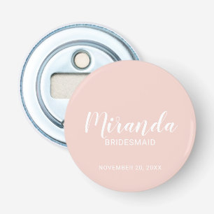 Modern Script Personalised Bridesmaid Bottle Opener