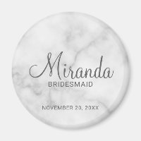 Modern Script Personalised Bridesmaid