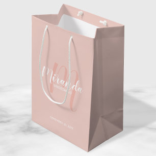 Modern Script Personalised Bridesmaids Medium Gift Bag