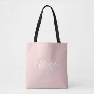 Modern Script Personalised Bridesmaids Tote Bag