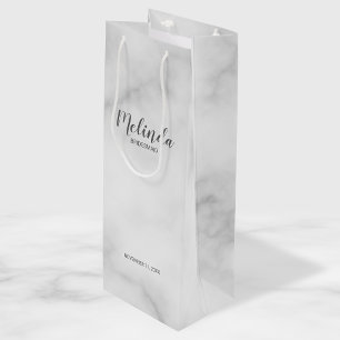 Modern Script Personalised Bridesmaids Wine Gift Bag