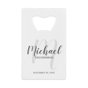 Modern Script Personalised Groomsmen