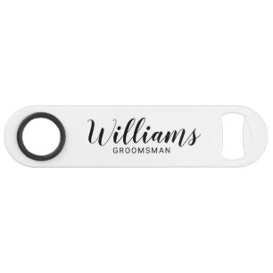 Modern Script Personalised Groomsmen