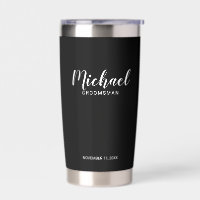Modern Script Personalised Groomsmen