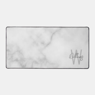 Modern Script Personalised Monogram and Name Desk Mat